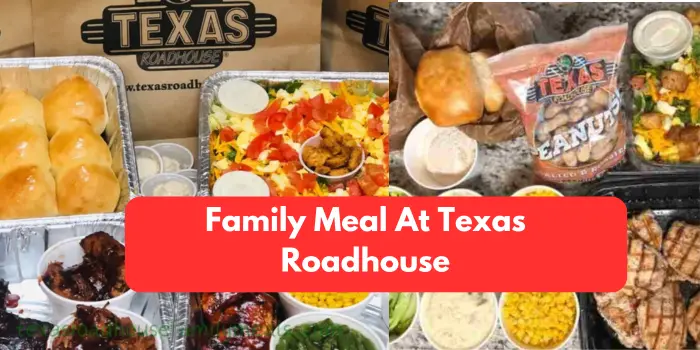 Family Meal At Texas Roadhouse