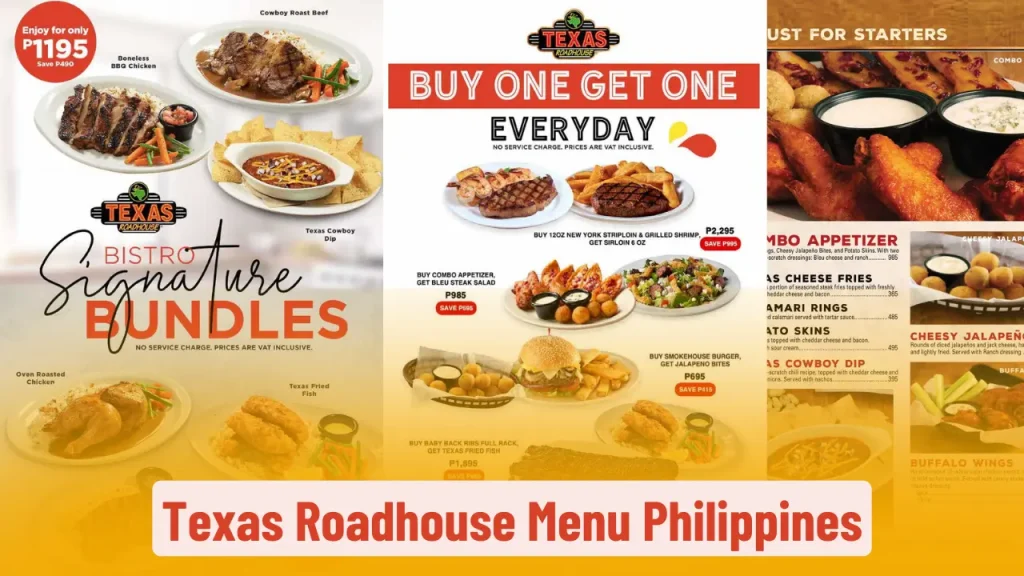 Texas Roadhouse Menu Philippines