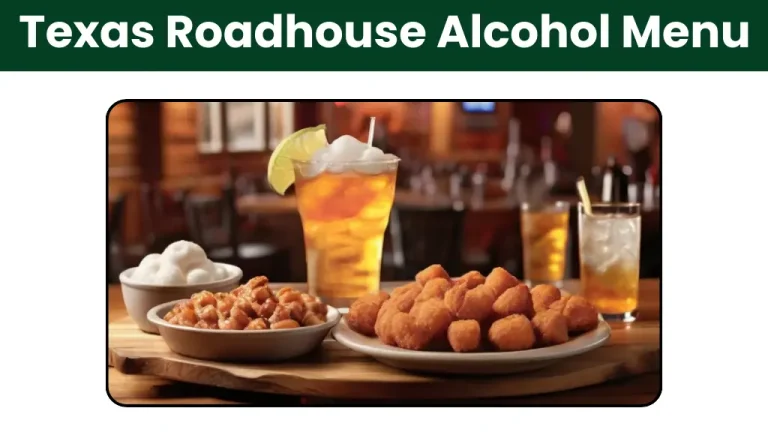 Texas Roadhouse Alcohol Menu