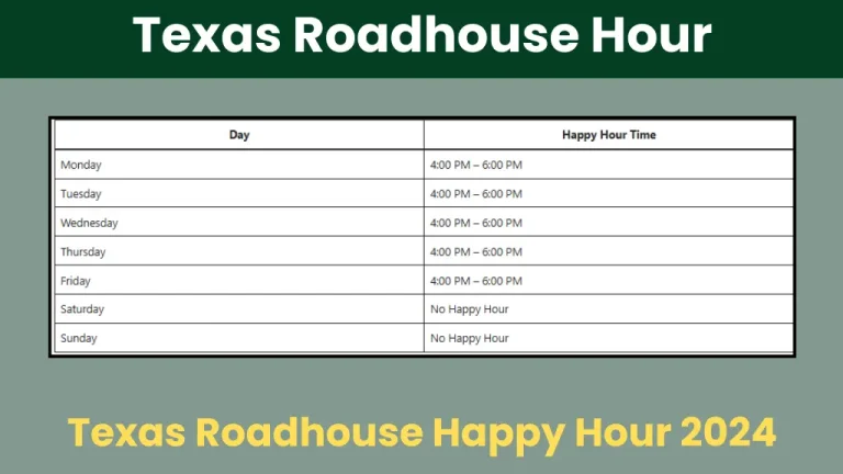 Texas Roadhouse Happy Hour 2024